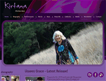 Tablet Screenshot of kirtana.com
